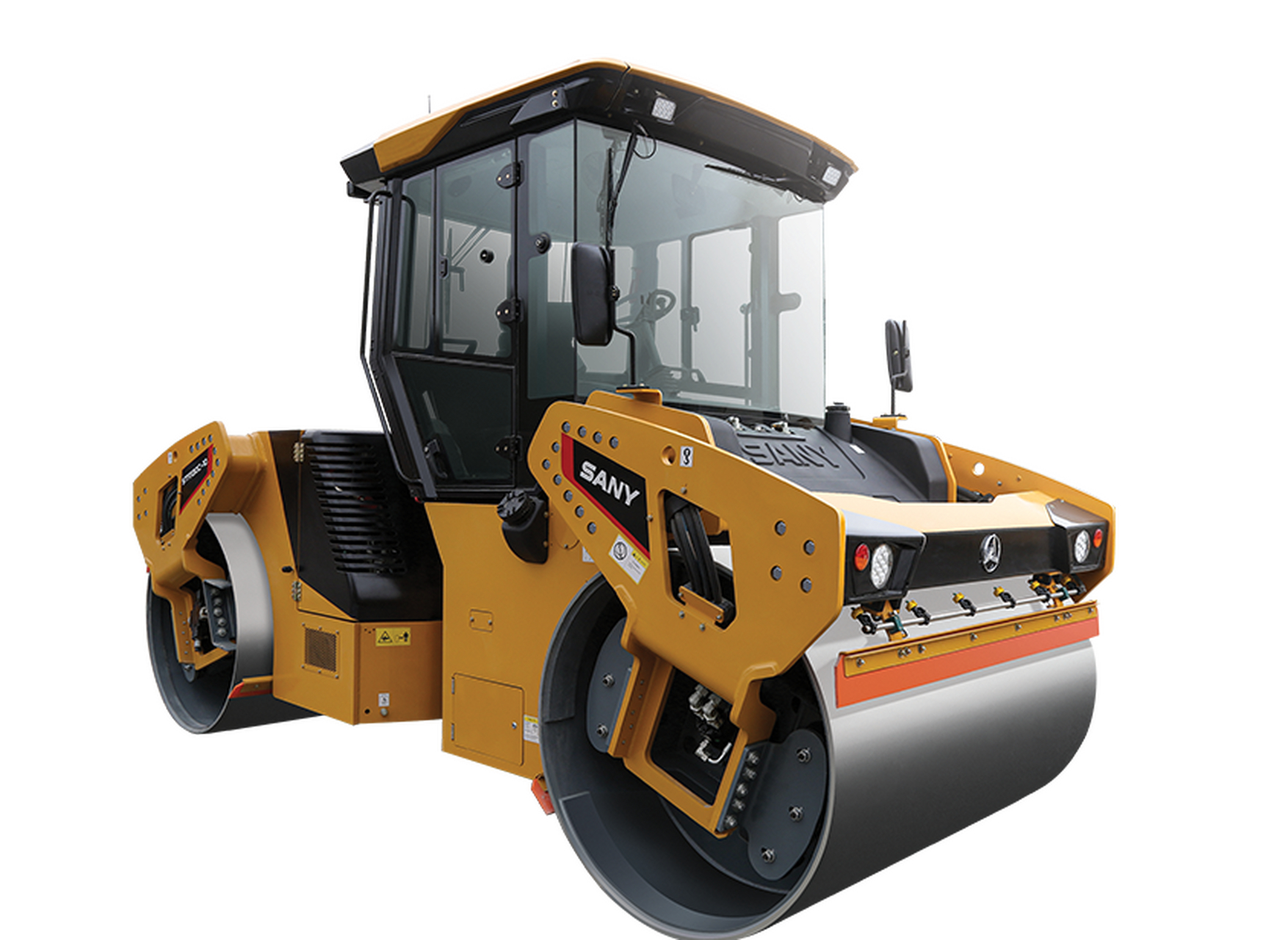 三一重工str130c-10c国四13吨双钢轮压路机具有压的更快,压的更平