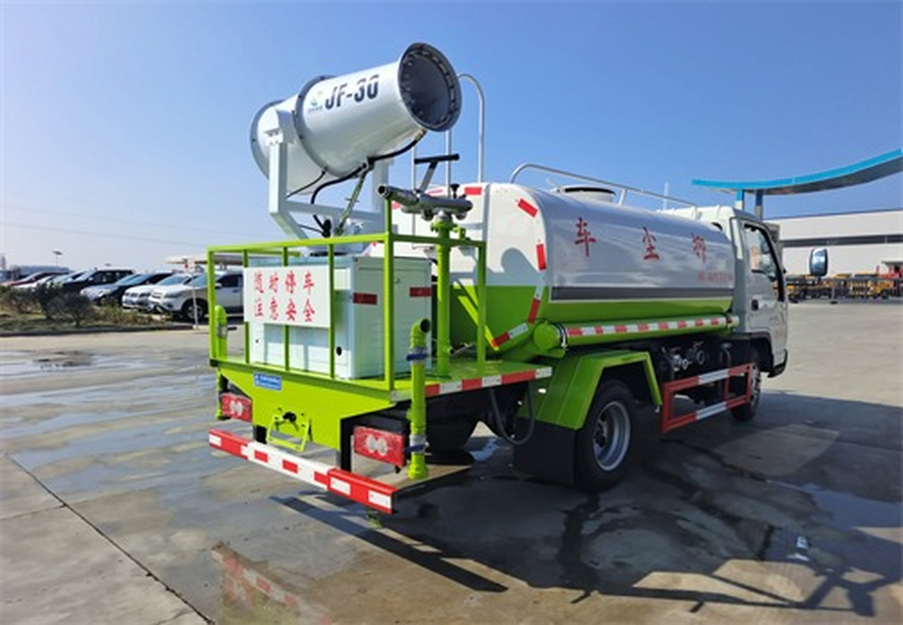 福田小卡之星3吨到5吨的洒水抑尘车配置参数以及价格 价格:11万元到12