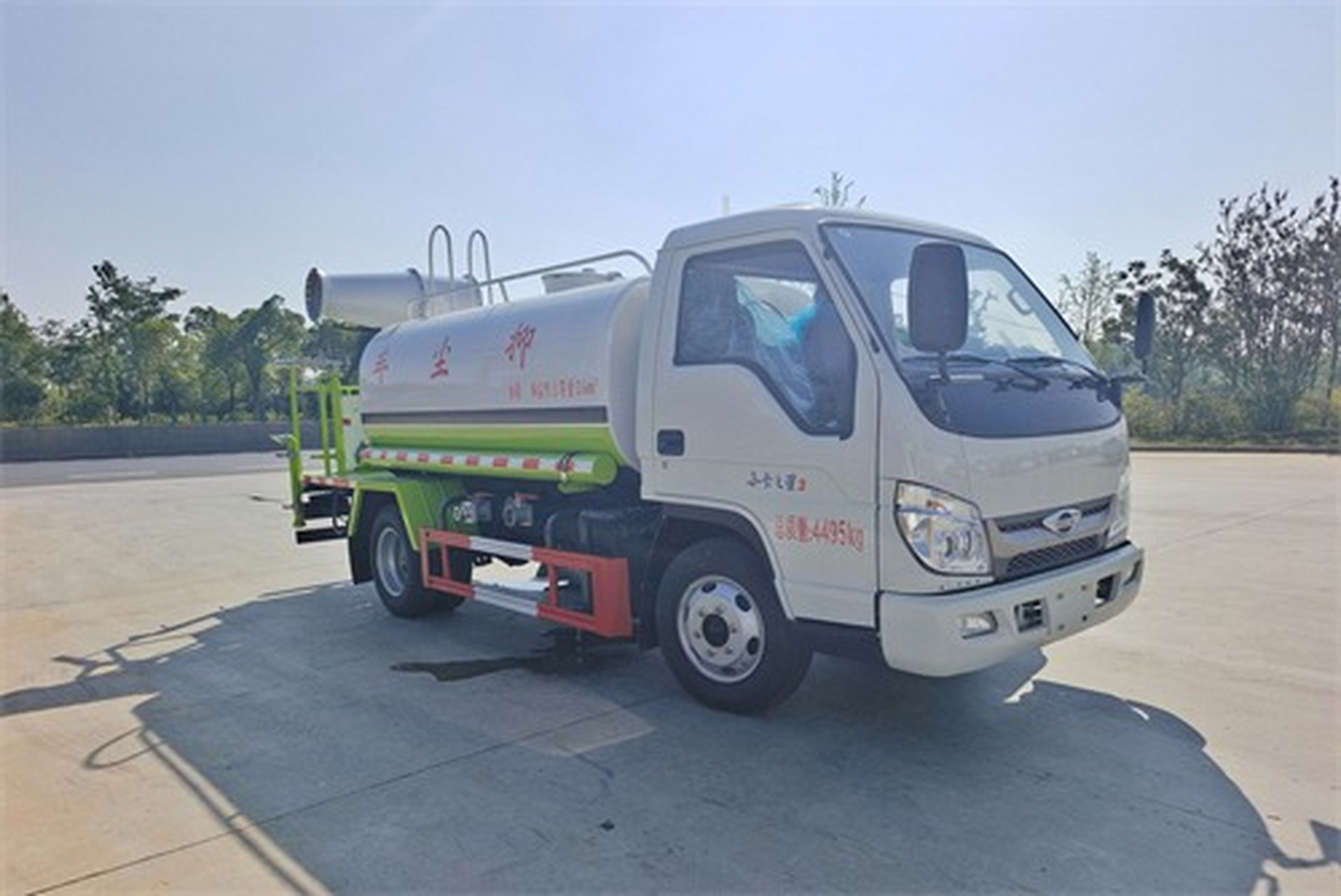 福田小卡之星3吨到5吨的洒水抑尘车配置参数以及价格 价格:11万元到12